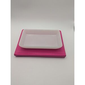 Vintage 7" White Milk Glass Anchor Hocking Dinnerware Oven Proof USA Cooking